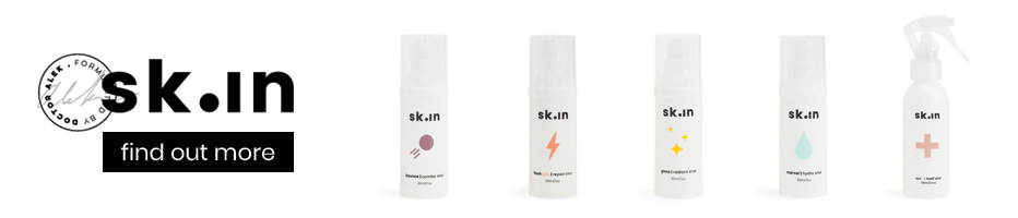 skin product banner